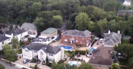 Phillip Ave., Staten Island sky view